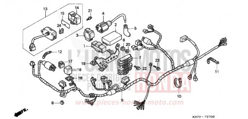 WIRE HARNESS NX125V de 1997
